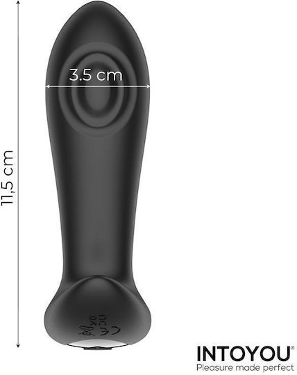 IntoYou Dop Anal cu Funcție Wireless și Vibrație