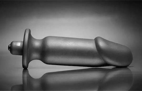 Tom of Finland Vibrating Plug Anal Plug mit Vibration Mittel Black 11.4cm
