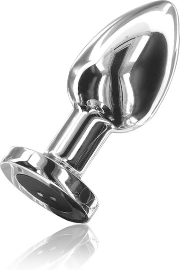 ToyJoy Anal Plug mit Vibration Mittel Silber