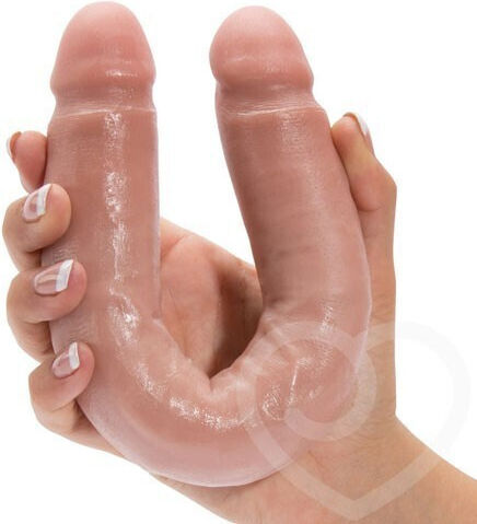 King Cock Slim Double Διπλό Dildo Light 30cm