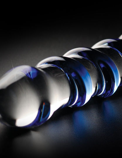 Pipedream No 5 Glasdildo Clear / Blue 18cm