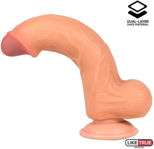 IntoYou Ρεαλιστικό Dildo με Βεντούζα Ροζ 16cm