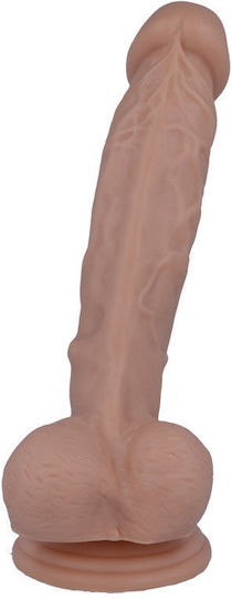 Intense Mr Intense Realistic Cock 28 Ρεαλιστικό Dildo με Όρχεις και Βεντούζα Flesh 22.3cm