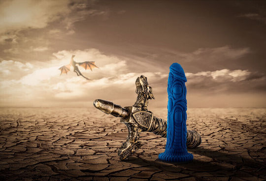 Blush The Realm Draken Lock On Dildo Μπλε 19cm