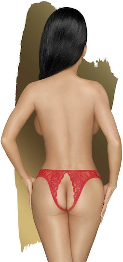 Penthouse Naughty Valentine Open Panties Red