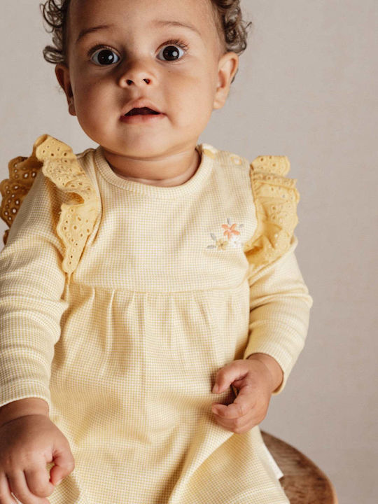 Children's Dress Long Sleeve Warm Yellow