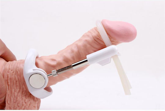 Chisa Novelties Penis Enlarger Pro Extender System Μεγεθυντής Έλξης Πέους Λευκός
