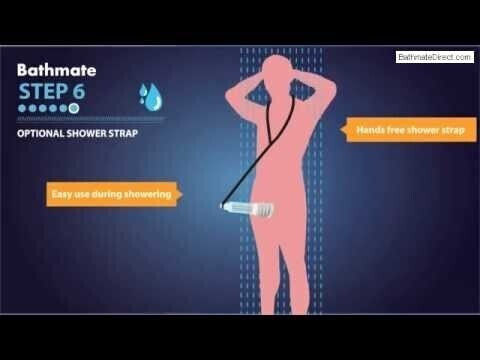 Bathmate Bathmate Shower Strap Ersatzteil Schwarz