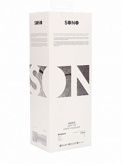 Shots Sono No.21 Dong Extension Sleeve Προέκταση Πέους Διάφανη 20.6cm