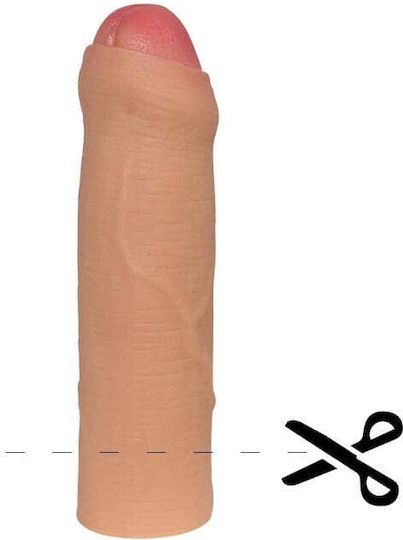 Lovetoy Revolutionary Silicone Nature Extender Uncircumcised Προέκταση Πέους Flesh 16.5cm
