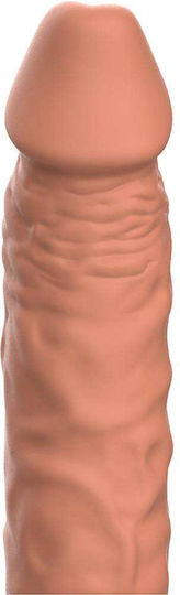 Dream Love VirilXL Penis Extender Extra Comfort Sleeve V5 Penis Extension Brown 11cm