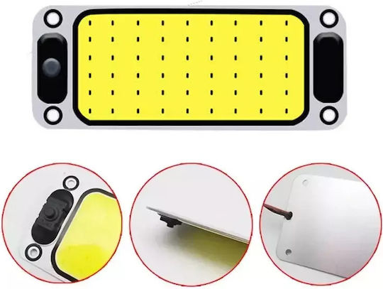 Led Vehicle Ceiling Light Strong Light 54 Led Cob 5400lm 12/24v Switch Tc-165