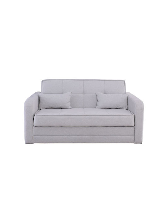 Camal Canapea Cu Două Locuri Pat Cu Spațiu De Depozitare Gri Deschis 169x105x90cm E9935,1