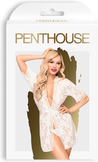Penthouse Hypnotic Power Секси комплект с роба White