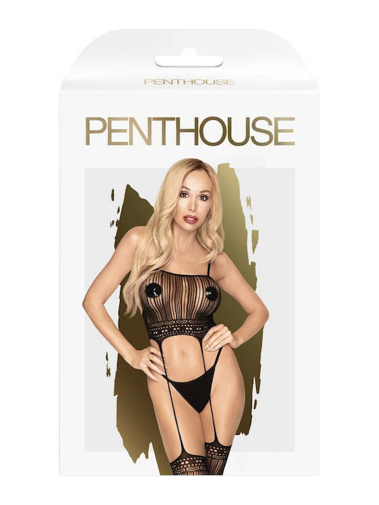 Penthouse Penthouse Sex Dealer Bodystocking Ολόσωμο Καλσόν Διχτυωτό Black