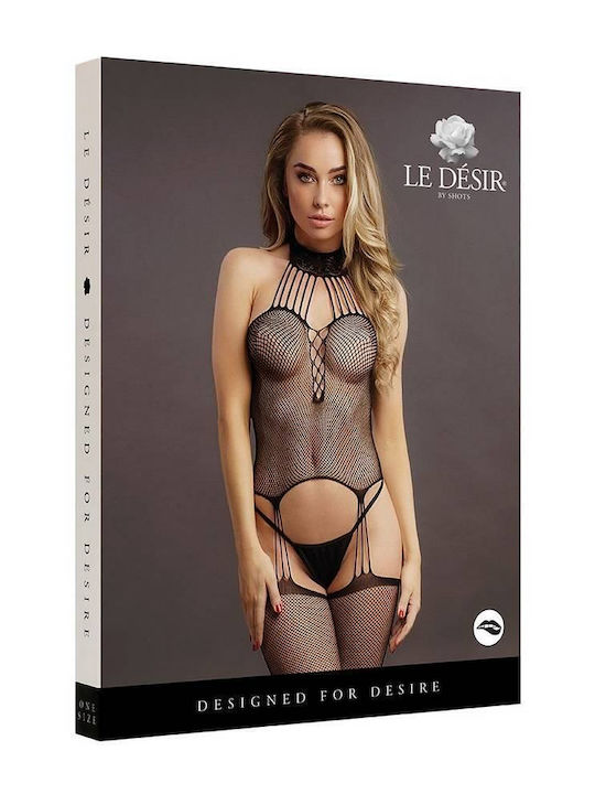 Le Désir Ciorapi Body Intreg Negru