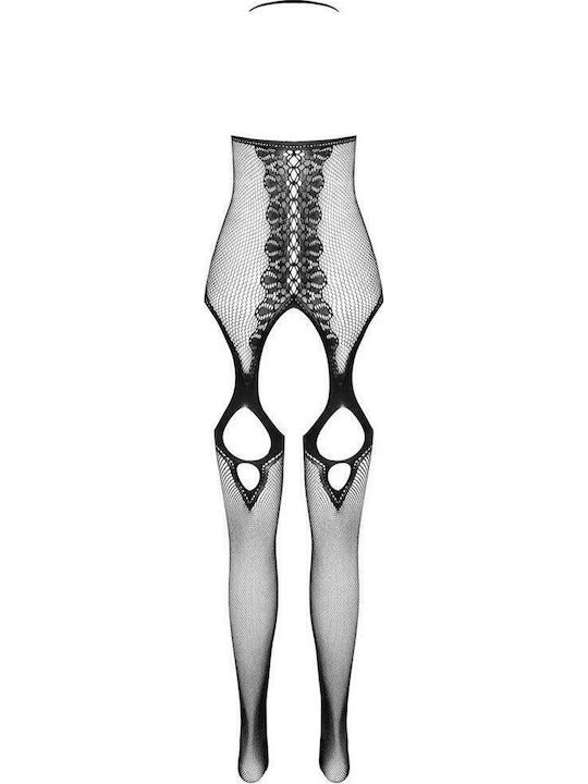 Passion Eco Collection Bodystocking Eco Bs013 Black Μαύρο