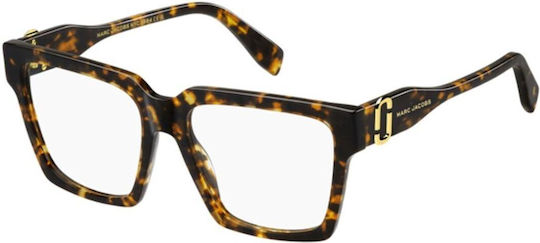 Marc Jacobs Plastic Eyeglass Frame Brown MARC 766 086