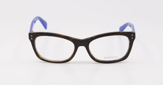 Diesel Rame Ochelari Pentru Femei Acetat Maro Tortoise