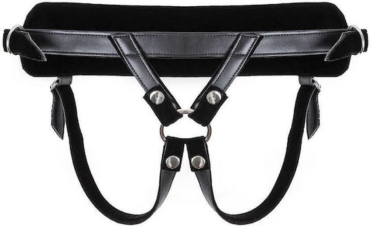 Virgite Strapless Strap On με Dildo σε Μαύρο Χρώμα