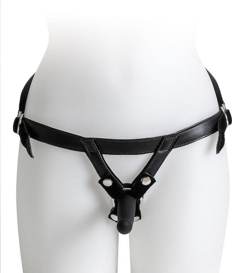 Virgite Strapless Strap On με Dildo σε Μαύρο Χρώμα