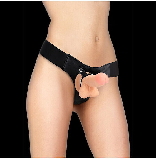 Shots Ouch Realistic Strap-on Harness με Dildo 15cm στο χρώμα του δέρματος