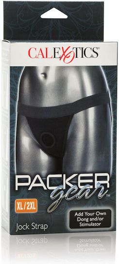 Calexotics Packer Gear Black Jock Strap Harness Gurtzeug in Schwarz Farbe