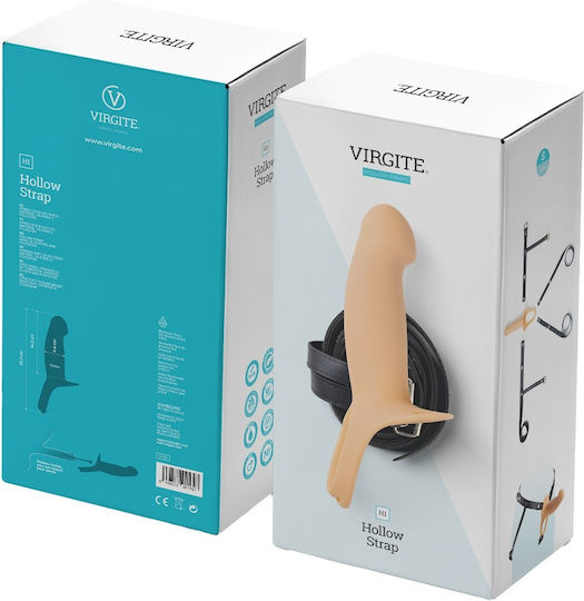 Virgite Harness με Dildo στο χρώμα του δέρματος