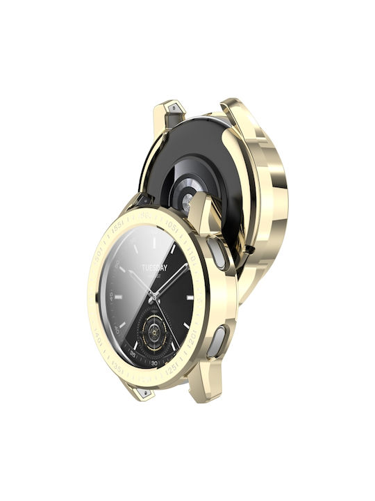 Carcasă de Silicon în culoarea Auriu pentru Xiaomi Watch S3