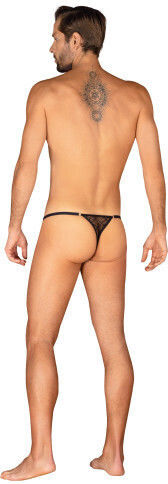 Obsessive Ανδρικό Sexy String Μαύρο