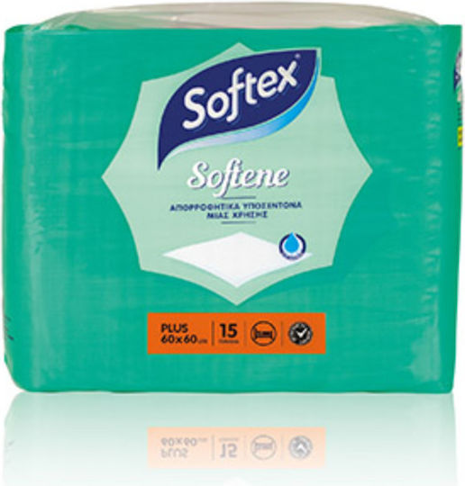 Softex Softene Plus Incontinence Underpads 60x60cm 15pcs