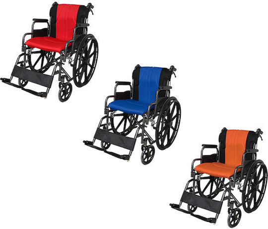 Mobiak Golden Rollstuhl 24 Zoll Klappbarer Einfacher Typ 43cm 0808481 Blau