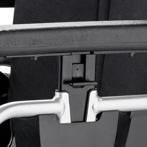 Meyra Eurochair 2 2750 24 Inch Wheelchair Light Type with Simple Back 38cm