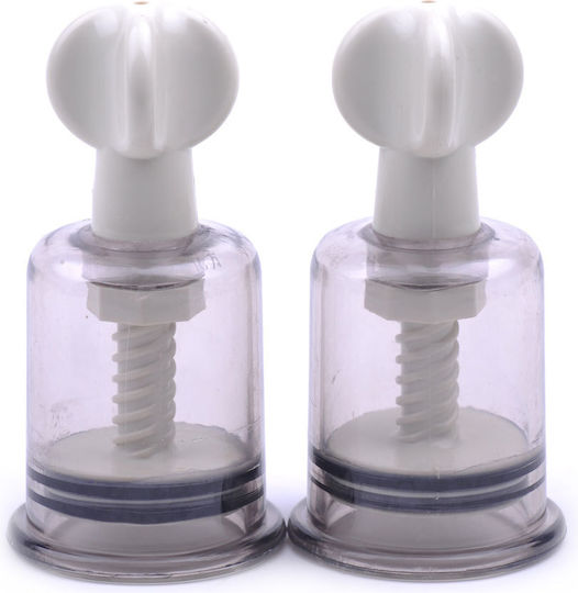 Easytoys Nipple & Clit Suckers Αναρροφητής Θηλών Διάφανος 2τμχ