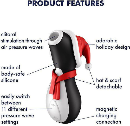 Satisfyer Αναρροφητής Αιδοίου Μαύρος