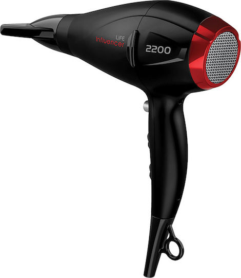 Life Influencer Hairdryer Ionic Uscător de Păr cu Difuzor 2200W