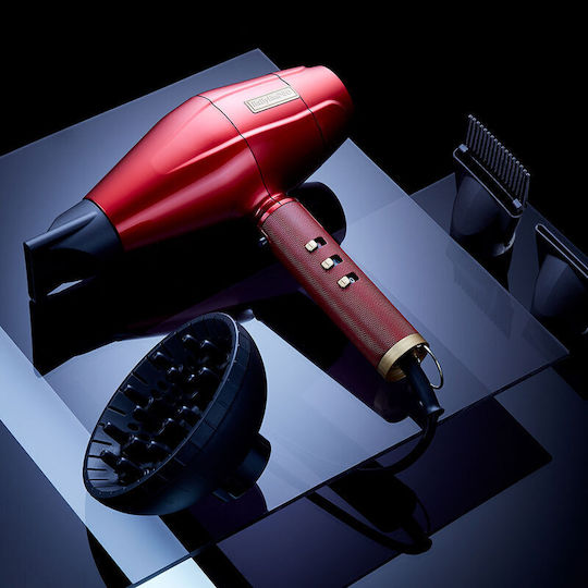 Babyliss Redfx Ionic Επαγγελματικό Πιστολάκι Μαλλιών με Φυσούνα 2200W