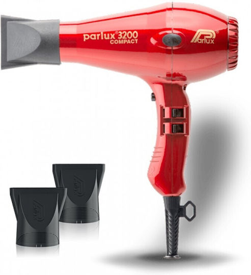 Parlux 3200 Plus Επαγγελματικό Πιστολάκι Μαλλιών 1900W Red