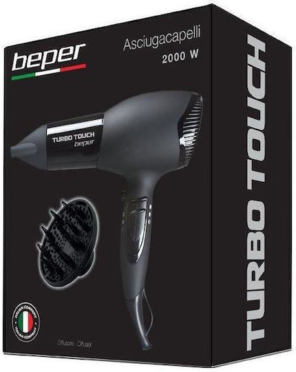 Beper Сешоар Turbo с Дифузер 2000W Черно