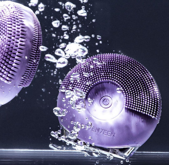 Seventeen Sonic To Glow Cleansing Silicone Facial Cleansing Brush Lila