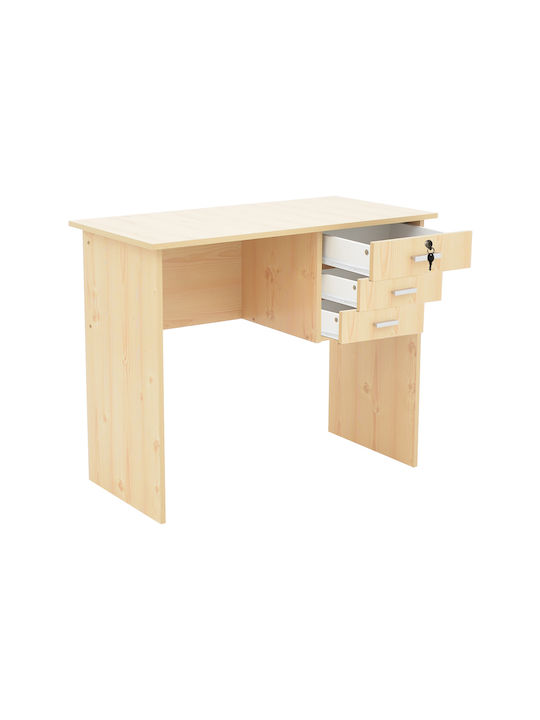 Desk Sophia Wooden Natural 116x57x72cm