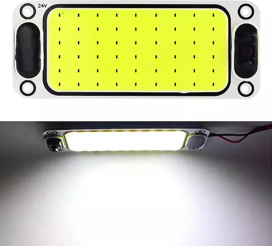 Led Vehicle Ceiling Light Strong Light 54 Led Cob 5400lm 12/24v Switch 2pcs Tc-166