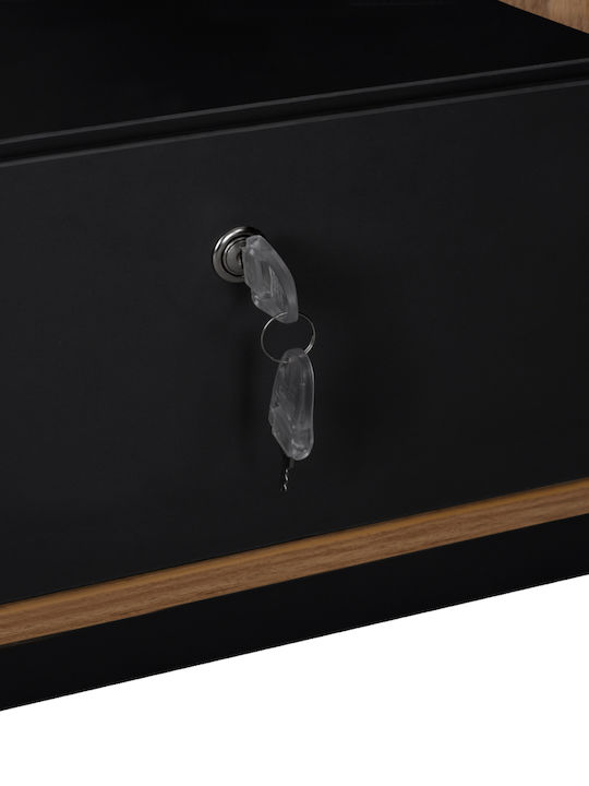 Corner Professional Office Supreme Wooden Natural 199x180x76cm