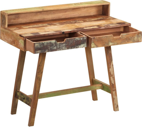 Бюро от Масивно дърво Многоцветно 100x45x90см