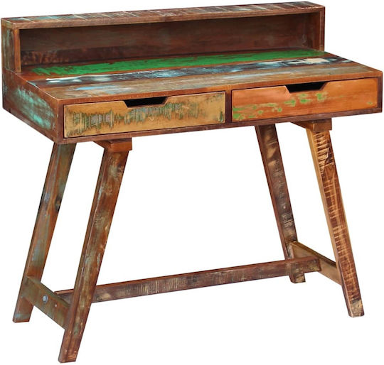 Бюро от Масивно дърво Многоцветно 100x45x90см