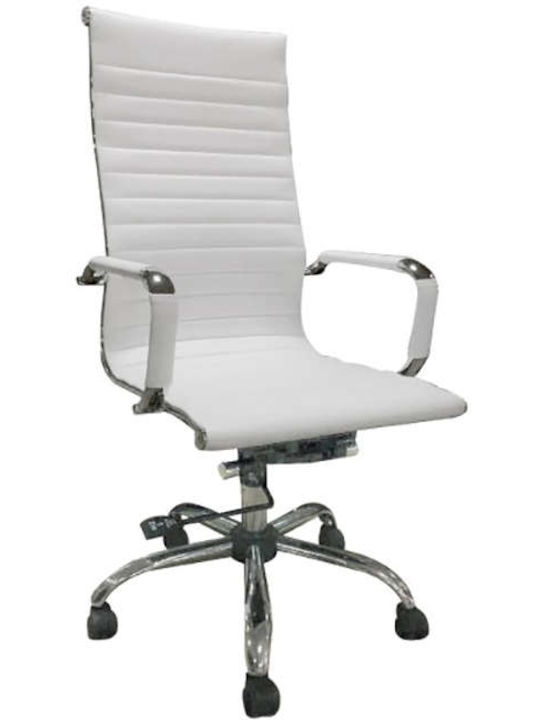 Zita Plus A8200 Scaun De Director Cu Inclinare Albă