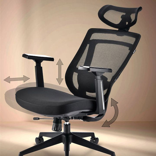 Sharkoon Officepal C20 Office Chair with Adjustable Arms Black