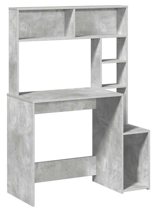 Computer Office Wooden Gray 100x45x140cm