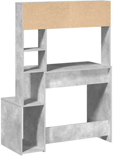 Computer Office Wooden Gray 100x45x140cm