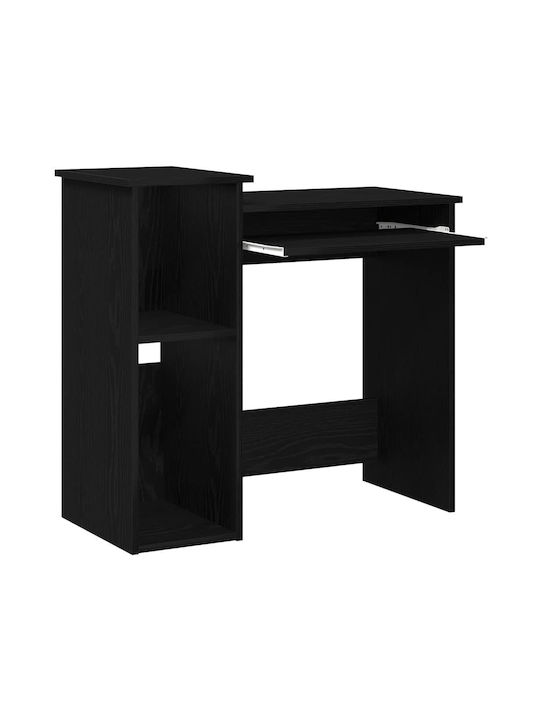 Computer Büro Holz Black 84x40x78cm